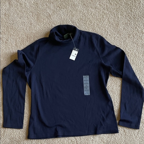 Eddie Bauer Tops - Eddie Bauer woman’s  Deep Blue Turtleneck top